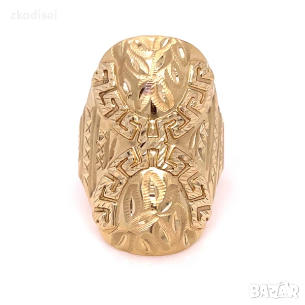 Златен дамски пръстен 2,91гр. 14кр. проба:585 размер:59 модел:33074-1, снимка 1