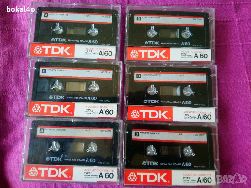 TDK A60 Audio Cassette, снимка 1