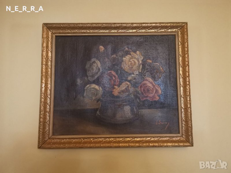 Много стара картина-масло, снимка 1