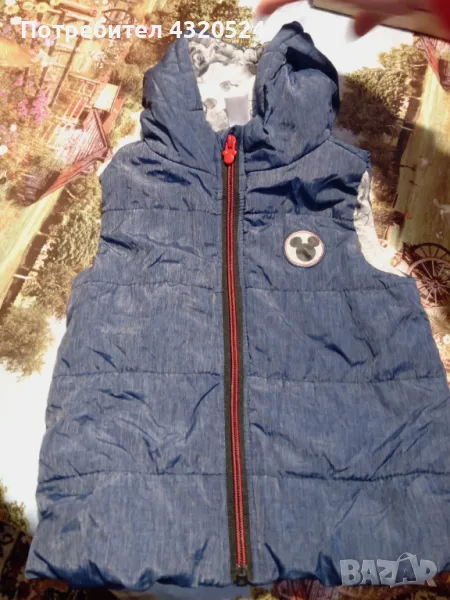 Детски елек/грейка Disney размер 92, снимка 1