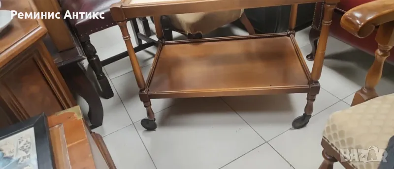 Маса за сервиране на колелца., снимка 1