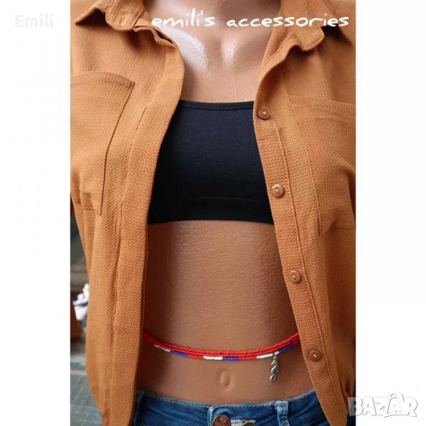 Ръчно изработена бижу за талия, снимка 1