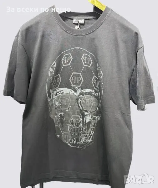 Philipp Plein Мъжка Тениска👕Мъжка Блуза С Къс Ръкав Филип Плейн Код P63, снимка 1