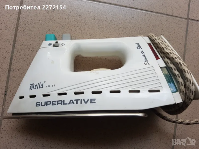 Парна ютия BELLA, снимка 1