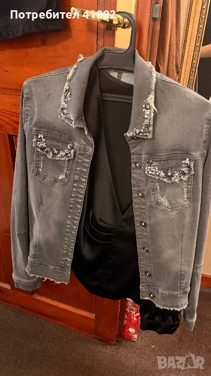 Дънково яке с камъни,ново., снимка 1