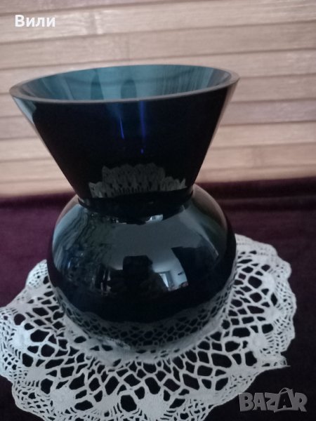 Красива стъклена ваза, снимка 1