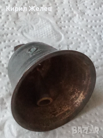 Бронзова камбанка звънче 51777, снимка 7 - Антикварни и старинни предмети - 52791238