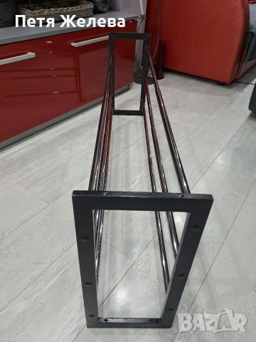 Хромирана,регулируема етажерка(рафт) за обувки, снимка 5 - Други стоки за дома - 53223016