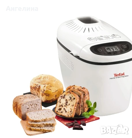 Хлебопекарна, Tefal PF610138, Home Bread Baguette, Bread Maker, 1600W, 1500 g, 16 Programs, white, снимка 3 - Хлебопекарни - 51244591