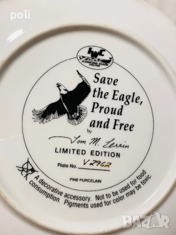 порцеланова чиния за стена , снимка 3 - Декорация за дома - 50878838