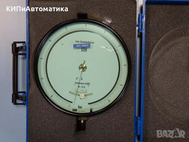 образцов манометър WIKA 341.11.250 (0-0.60)Bar precision test pressure gauge, снимка 6 - Резервни части за машини - 50505135