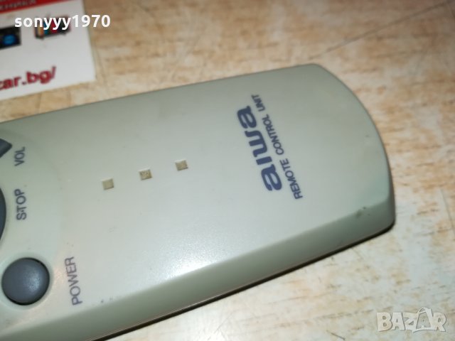AIWA RC-ZAT04 AUDIO REMOTE 1009210909, снимка 12 - Аудиосистеми - 34085945