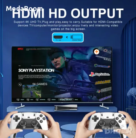 Ръчна игрова конзола 64GB, снимка 4 - Геймърски - 48489393