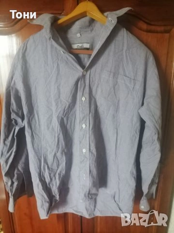 Нова Мъжка Риза с Яка и Дълъг Ръкав М, снимка 5 - Ризи - 53728891