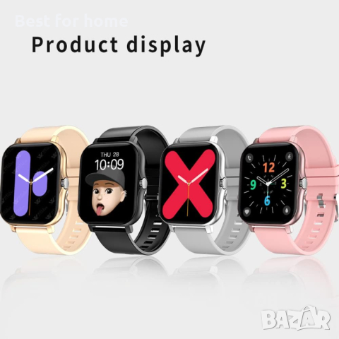 Висококачествен Смарт часовник STRIPN P8, снимка 7 - Смарт часовници - 44782512