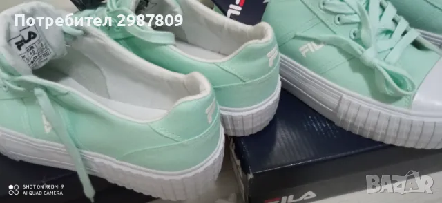 Дамски Обувки Спортни Високи Кецове ФИЛА  № 40, снимка 5 - Маратонки - 47398470