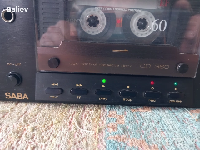 SABA CD 360 STEREO CASSETTE DECK , снимка 6 - Декове - 53290604