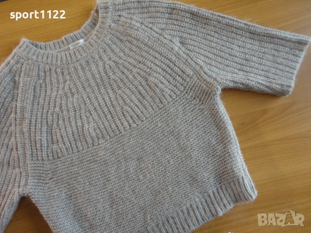 Cappellini/алпака и мохер/дамски пуловер, снимка 4 - Блузи с дълъг ръкав и пуловери - 53110416