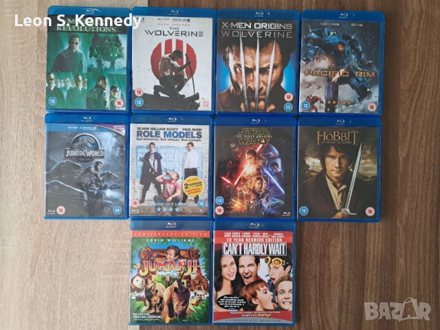 Комплект 10 BluRay филма - Без БГ субтитри
