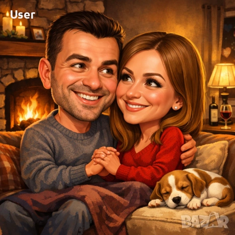 Карикатура, снимка 4 - Картини - 53022068