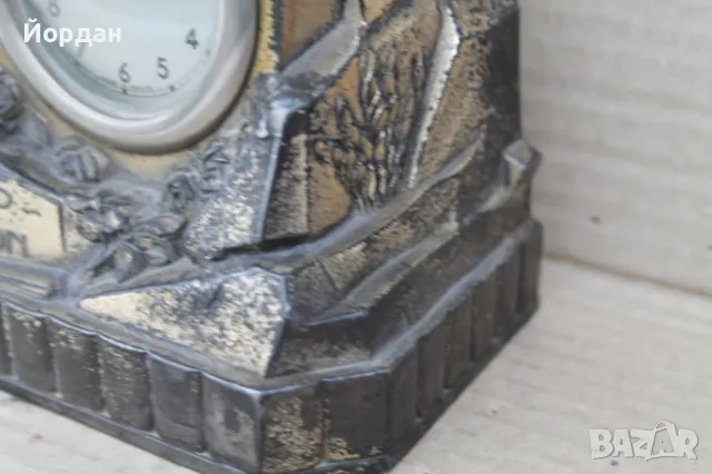 Настолен часовник с латерна, снимка 5 - Антикварни и старинни предмети - 49713597