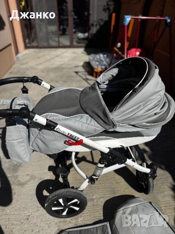 Бебешка количка vogue eco silver grey - NIO, снимка 8 - Детски колички - 51531596