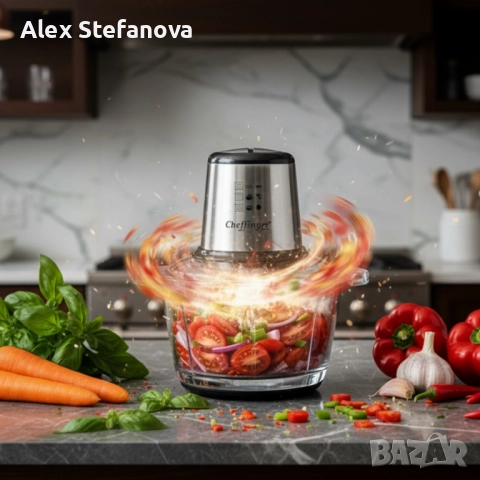 Висококачествен чопър Cheffinger CF-FP500, снимка 2 - Чопъри и пасатори - 52812238