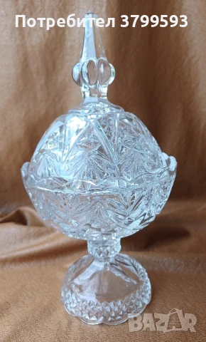 Кристална бонбониера , снимка 2 - Други ценни предмети - 50985891