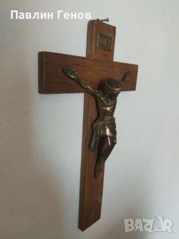 Стар кръст , Исус Христос 25х15см, снимка 8 - Други ценни предмети - 41394468