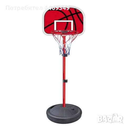 Детски баскетболен кош с топка и помпа