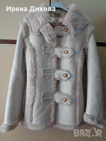 Продавам дамско зимно палто/яке тип кожух,