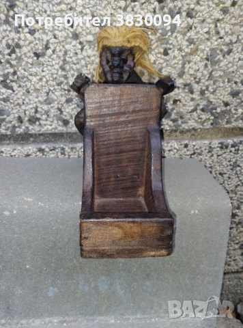 Африканска дървена фигура, снимка 5 - Други - 52576300
