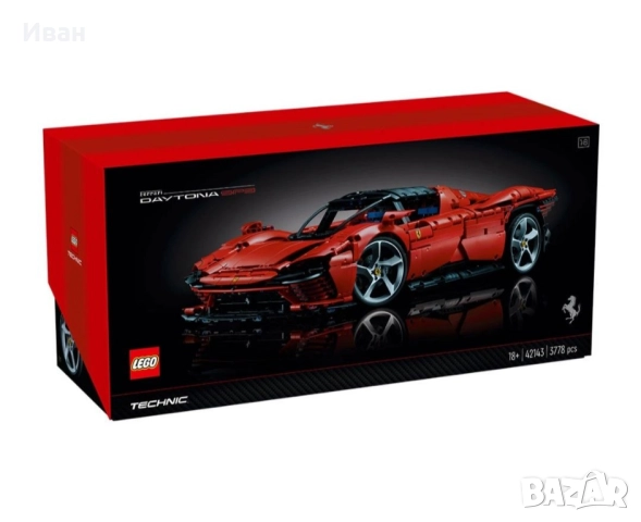 LEGO® Technic - Ferrari Daytona SP3, 3778 части. Нови и запечатани !, снимка 7 - Други игри - 52802530
