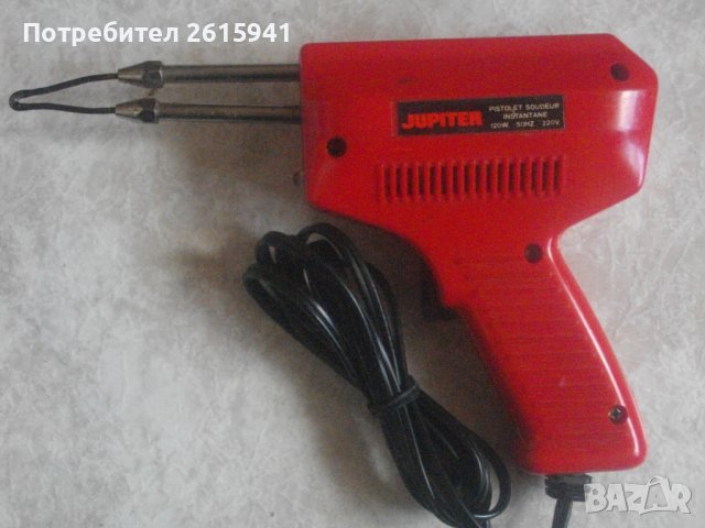 120 Вата-Френски Ел.Индукционен Поялник-Старо Качество-Почти Нов-Отличен-JUPITER, снимка 1