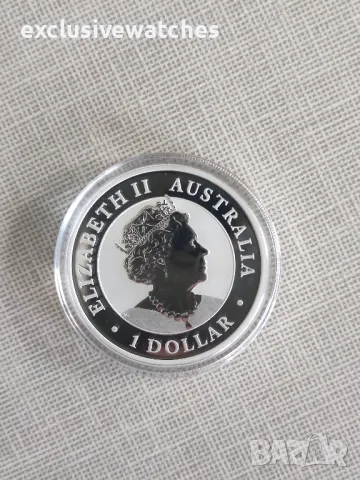 1 тройунция Сребърна Монета Australian Wedge-tailed Eagle 2022 г., снимка 7 - Нумизматика и бонистика - 49827978