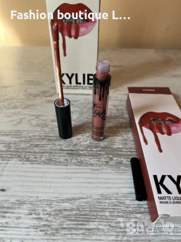 Нови матови комплекти червило + молив на марката KYLIE цветовете са червен , телесен и тъмно лилав ❤, снимка 18 - Декоративна козметика - 52119877