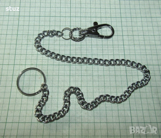 Верижка/кюстек за джобен часовник, или ключове, снимка 2 - Други - 51446375