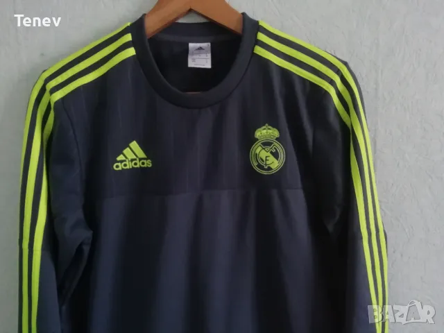 Real Madrid Adidas оригинална блуза горнище Реал Мадрид размер М , снимка 5 - Спортни дрехи, екипи - 49347479