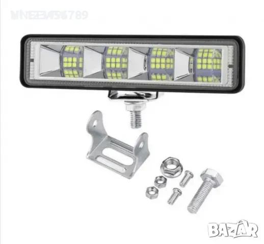 LED Халоген Диоден Фар Прожектор Халоген 72 вата 24 диода 12 /24 волта