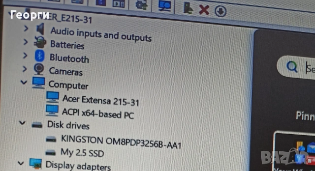 Acer Extensa EX215-31 15.6" Full HD лаптоп, снимка 4 - Лаптопи за дома - 53540243