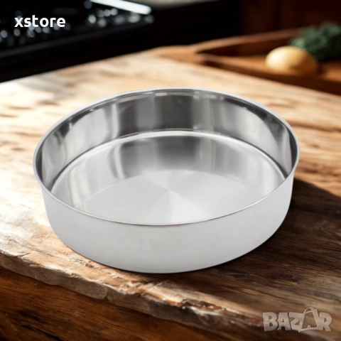 Кръгли тави за печене Rosberg – Емайлирани, снимка 4 - Съдове за готвене - 52794424