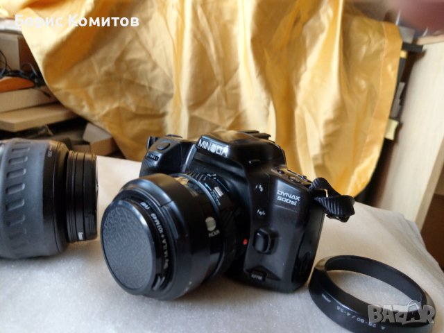 Продавам запазен лентов фотоапарат Minolta-Dynax 500 si, снимка 2 - Фотоапарати - 42685580