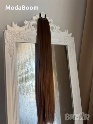 Кестенява дамска перука , снимка 3 - Други - 48589174