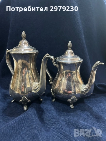 Посребрени съдове , снимка 4 - Антикварни и старинни предмети - 53586928