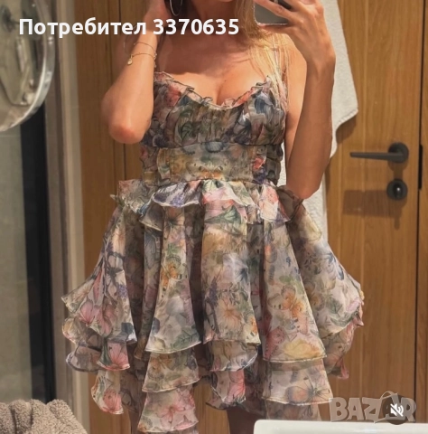 Дамска тренди рокля, универсален размер, снимка 5 - Рокли - 52154779