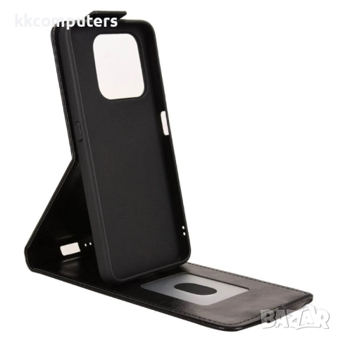 Кожен флип калъф за Honor X7d / 400 Smart- Стенд и Холдер за Карти, вкл. Протектор, 4 Цвята, снимка 6 - Калъфи, кейсове - 52467193