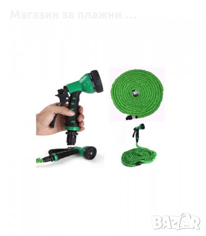 Автоматично разтегателен магически маркуч - код X-HOSE, снимка 8 - Напояване - 34307100