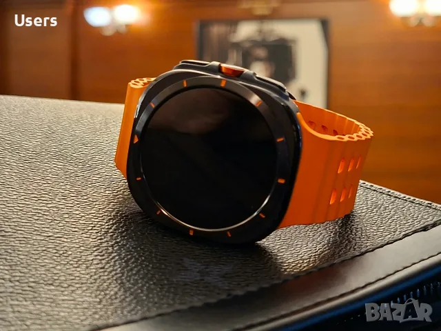 Samsung Galaxy Watch Ultra (2025), 47mm, LTE, Titanium Gray + Orange Band Безжични КАТО НОВ УНИКАЛЕ, снимка 10 - Смарт часовници - 56153332