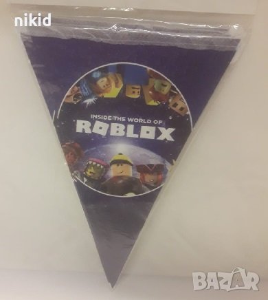 roblox Роблокс Парти Гирлянд Знаменца Флаг Банер, снимка 2 - Други - 31097353