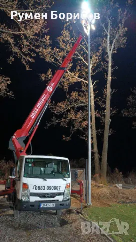 Вишки/Наем на автовишки 27м. и 21м., снимка 8 - Индустриална техника - 45367468